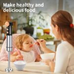 Electric Hand Blender for Soups and Baby Food