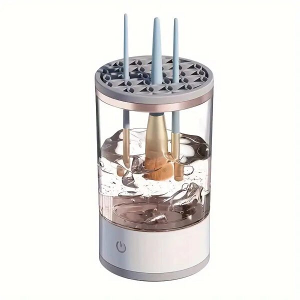 Electric Makeup Brush Cleaner With Rubber