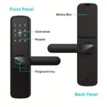Electronic Keyless Entry Door Lock with Fingerprint