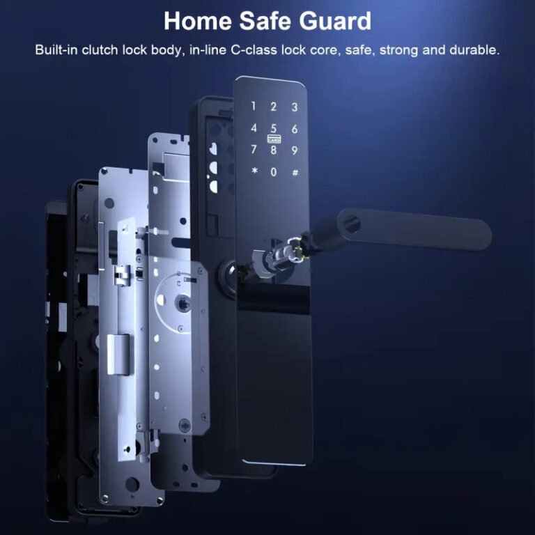 Electronic Keyless Entry Door Lock with Fingerprint