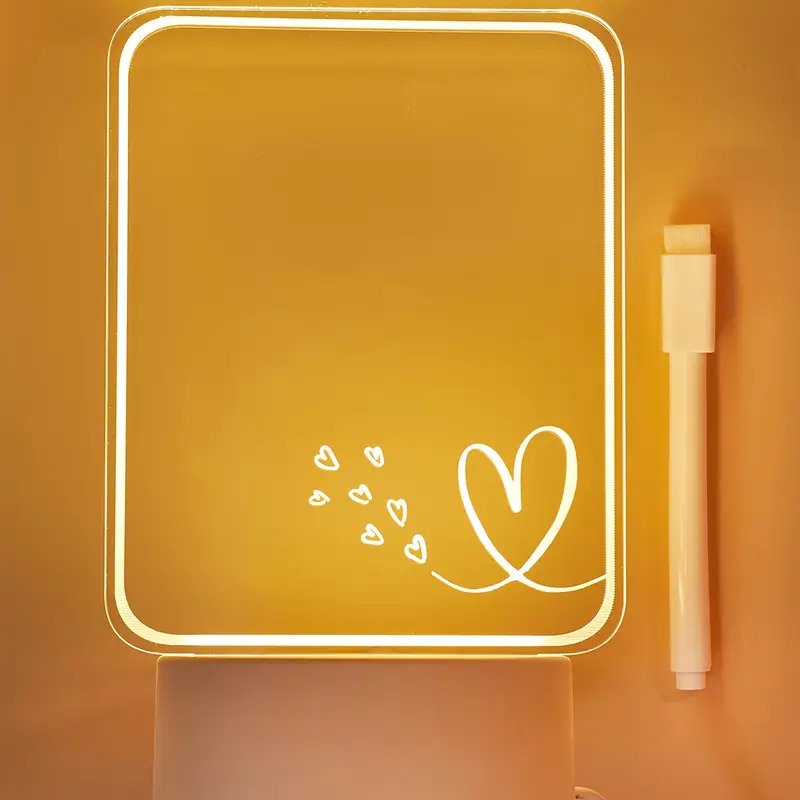 Erasable Love Heart Night Ligh