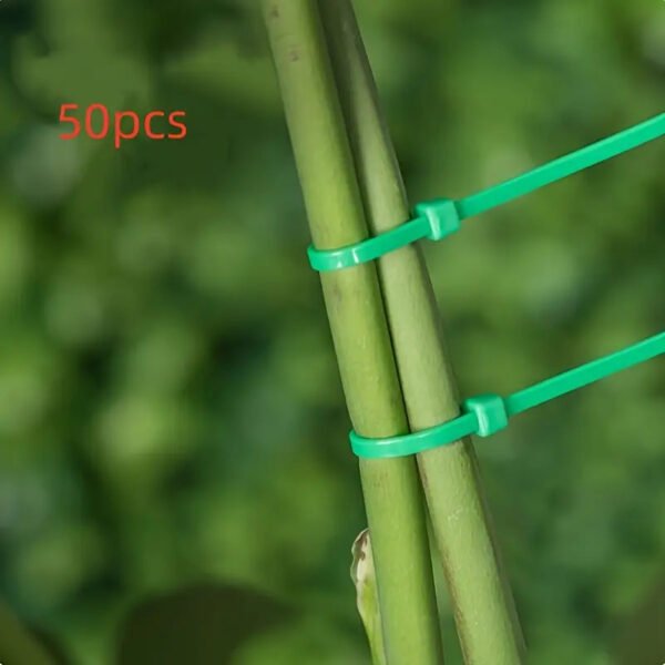 Green Plastic Plant Ties