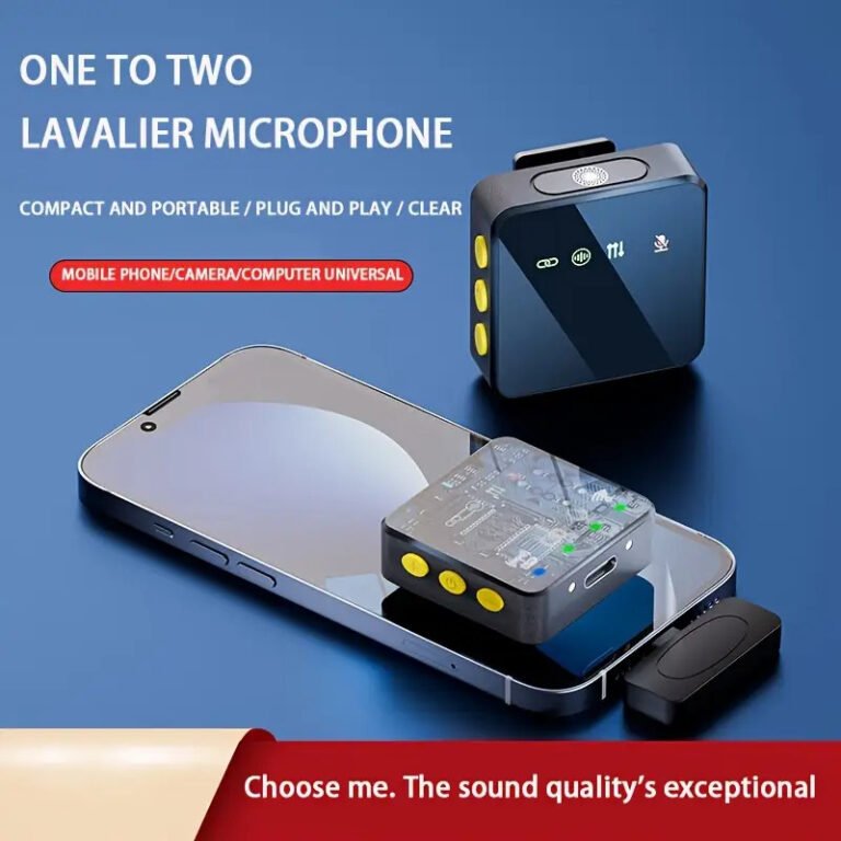 H12 Professional Wireless Lavalier Lapel Microphone