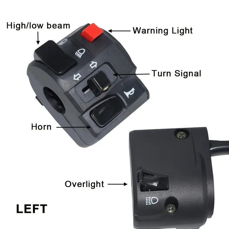 Headlight Motorcycle Switches Set