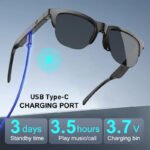 Intelligent Wireless Glasses Touch Connection