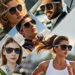 Intelligent Wireless Glasses Touch Connection