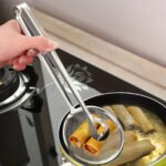 Kitchen Strainer Tongs Set for Frying and Cooking