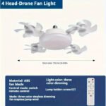 LED Smart Ceiling Fan Light