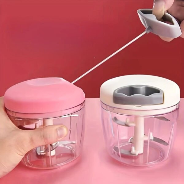 Manual Garlic Press and Vegetable Chopper