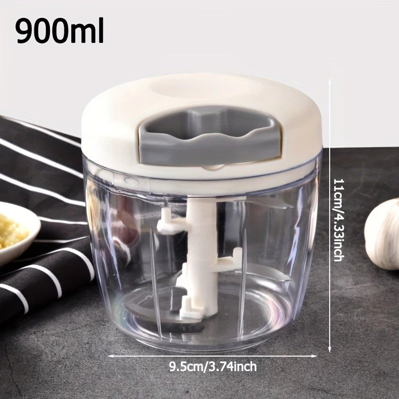 Manual Garlic Press and Vegetable Chopper3