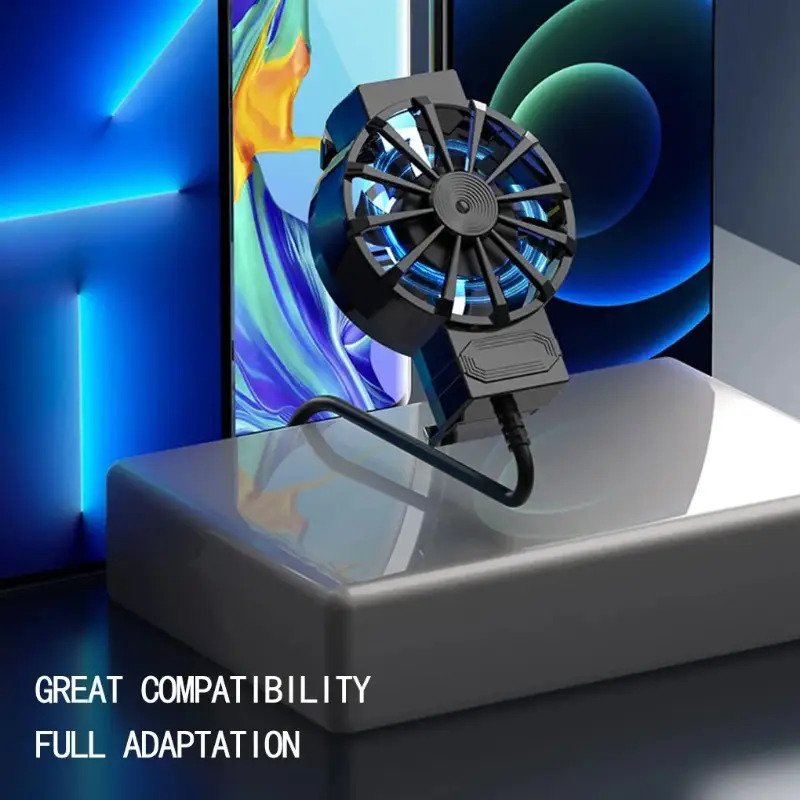 Mini Turbo Hurricane Mobile Phone Cooling Fan3