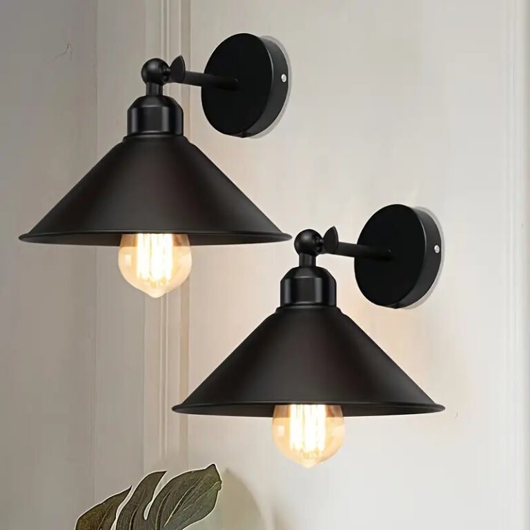 Modern Industrial Semi Flush Mount Wall Sconces