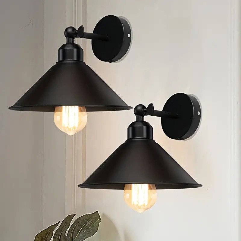 Modern Industrial Semi Flush Mount Wall Sconces