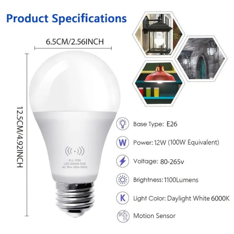 Motion Sensor LED Bulbs