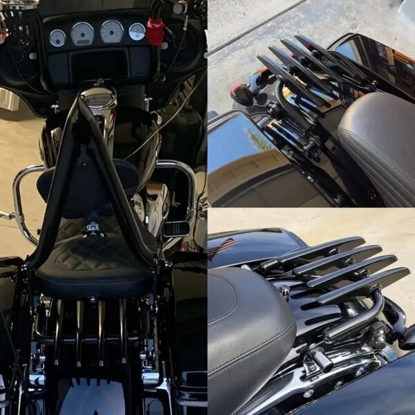 Motorcycle Black Detachable Stealth Luggage