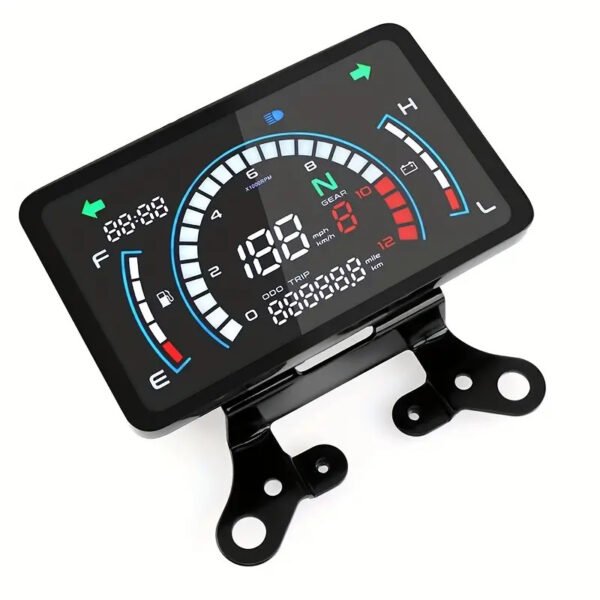 Motorcycle Digital Speedometer with Bracket