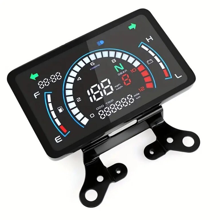 Motorcycle Digital Speedometer with Bracket
