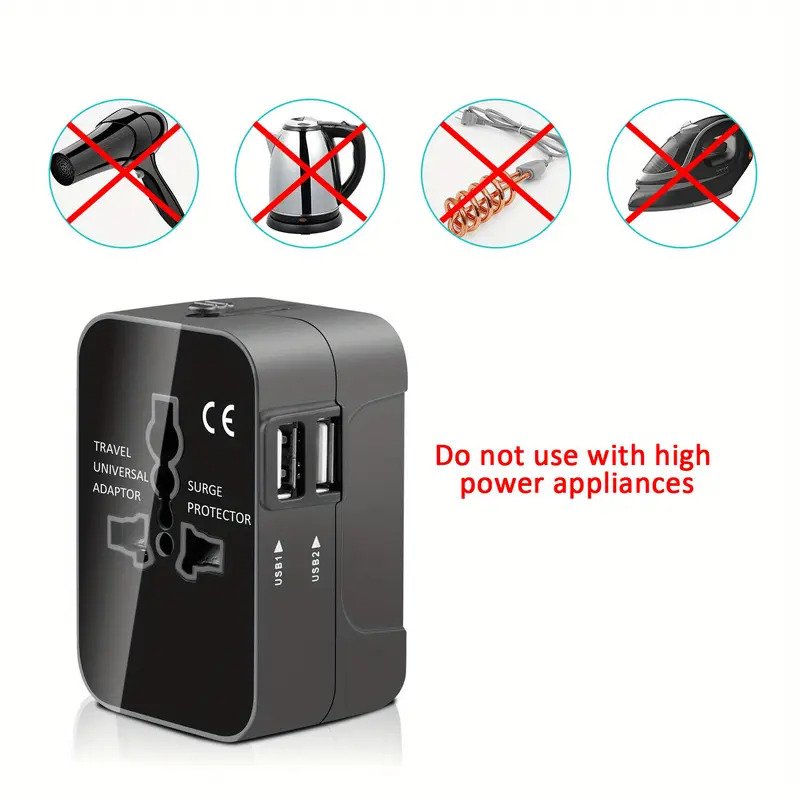 Port World Travel AC Power Charger Adapter3