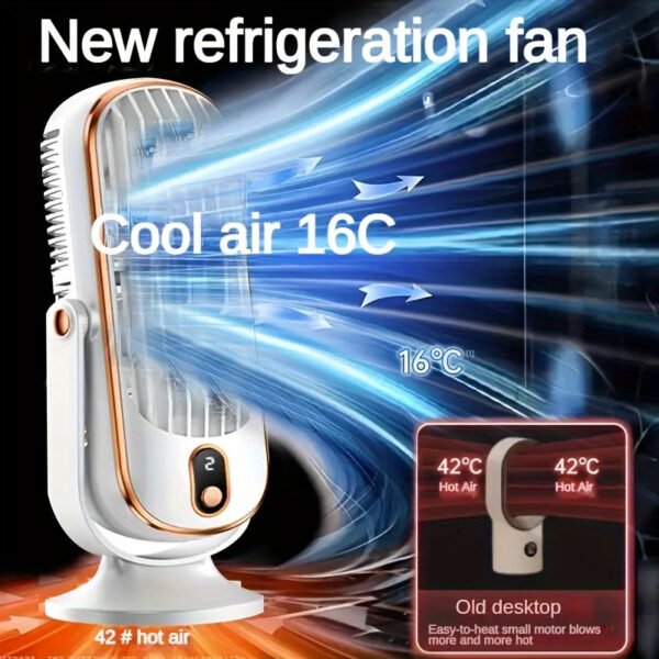 Portable Air Conditioner Fan with Dual Motors