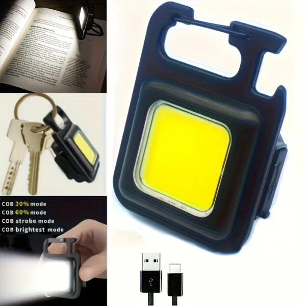 Portable Multi functional Flashlight Key chain Light