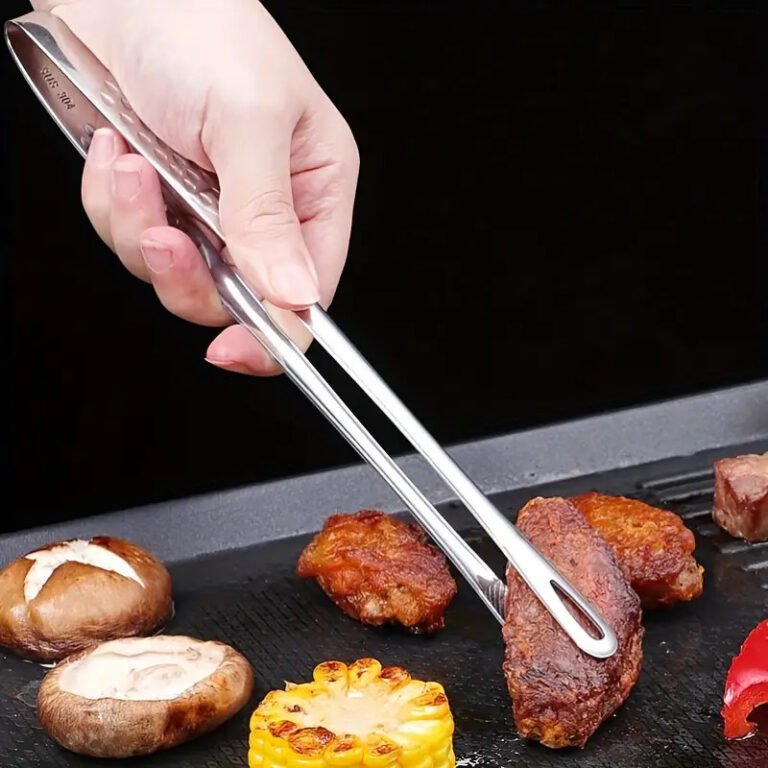 Premium BBQ Tongs with Textured Grip