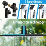 Pressure Square Rain Shower Head Set