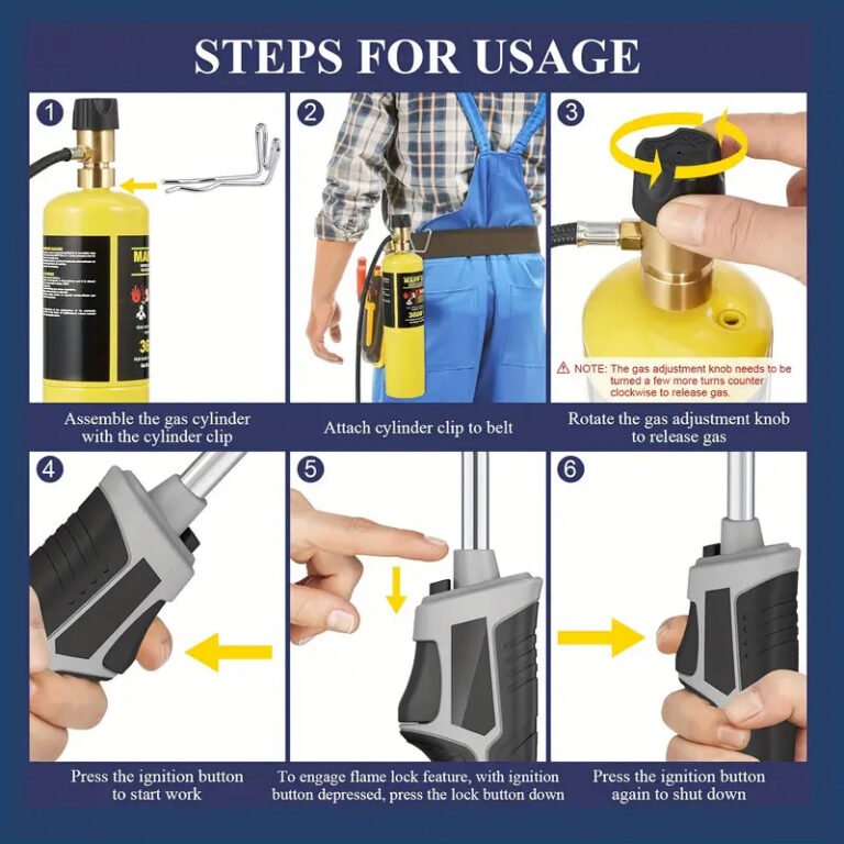 Propane Torch Kit with Cylinder Clamp