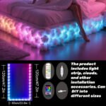 RGB Bed Frame Cloud Light