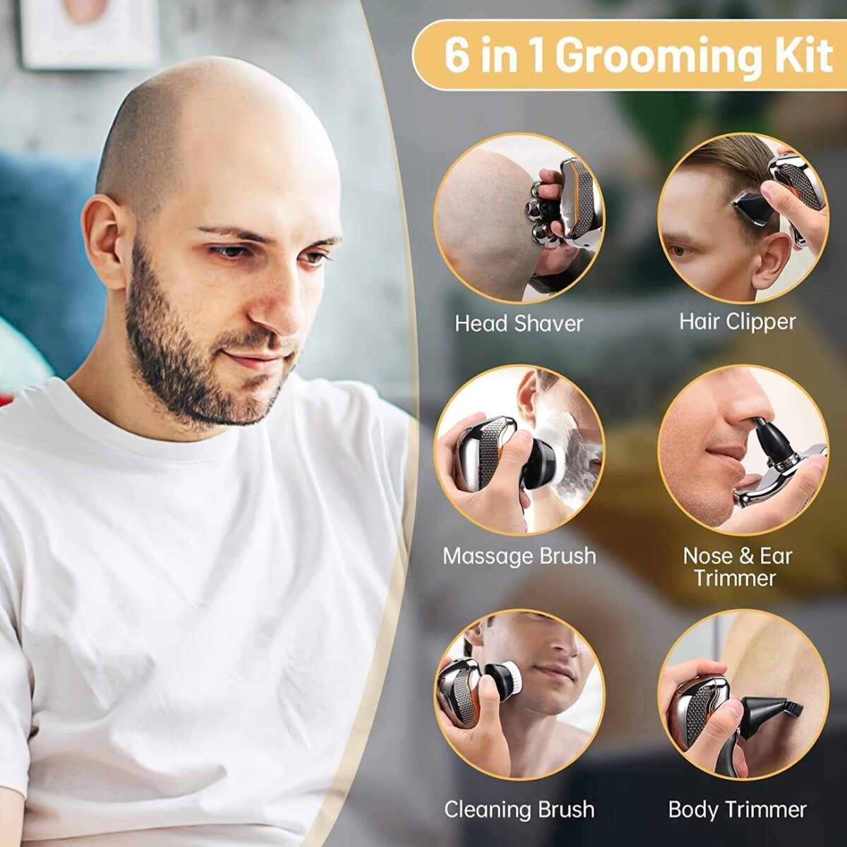 Rechargeable Cordless Hair Shaving Razors1