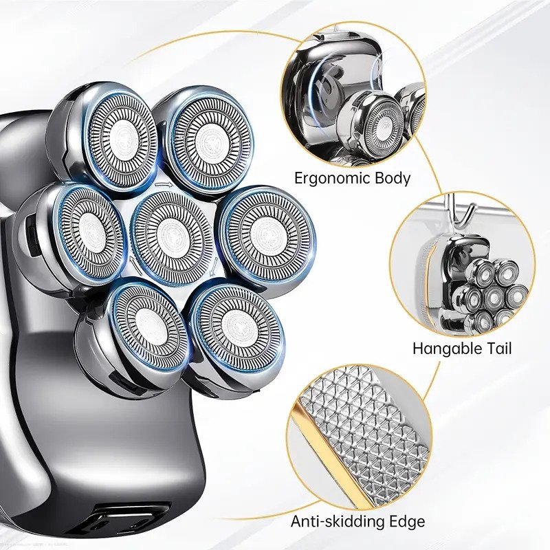 Rechargeable Cordless Hair Shaving Razors3