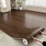Retro Wood Grain Floor Sticker
