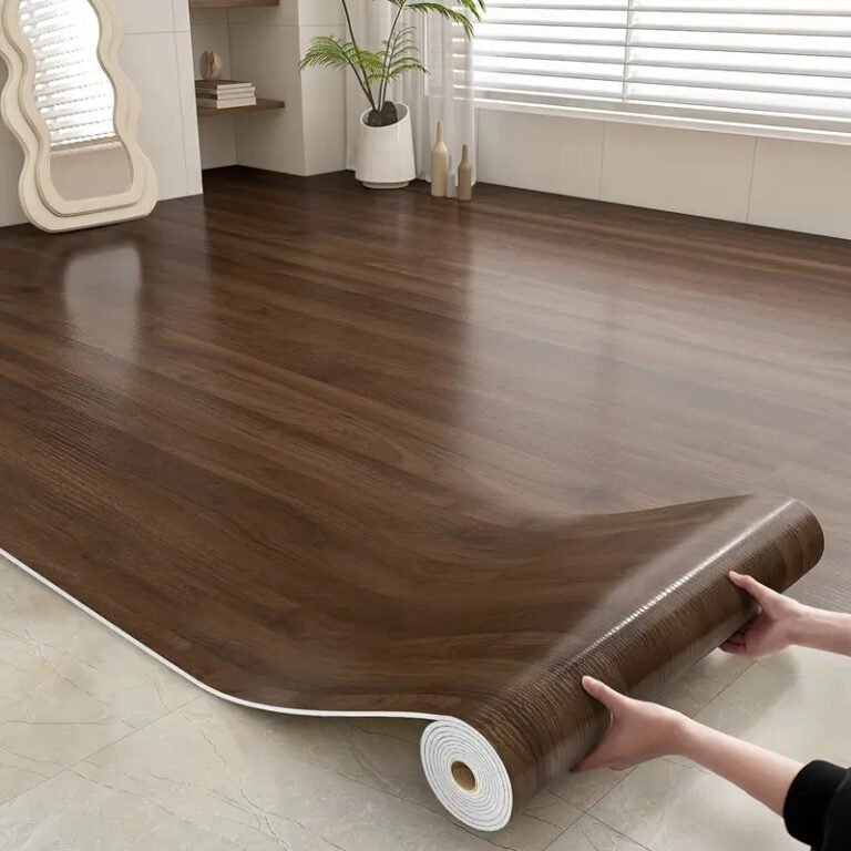Retro Wood Grain Floor Sticker