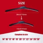 Rubber Blade Windshield Wipers