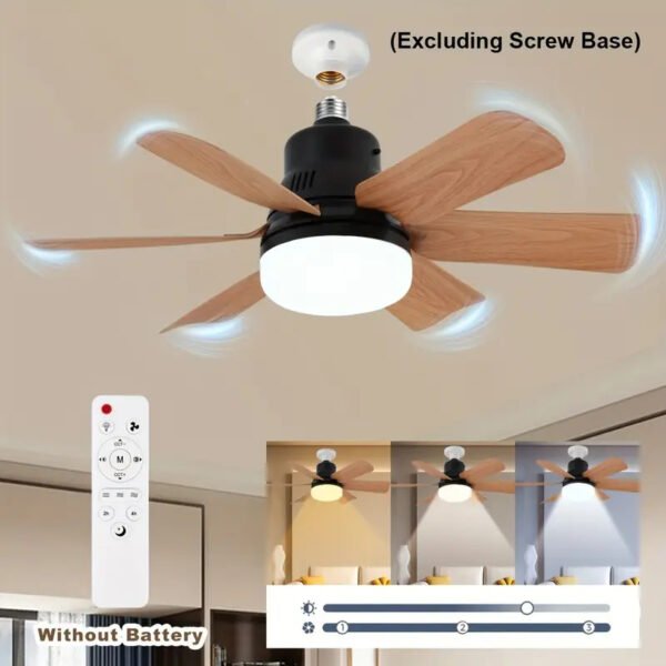 Smart Ceiling Fan with Light Remote Control