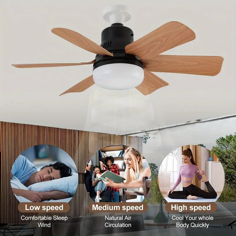 Smart Ceiling Fan with Light Remote Control3
