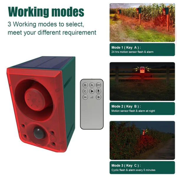 Solar Motion Sensor Alarm