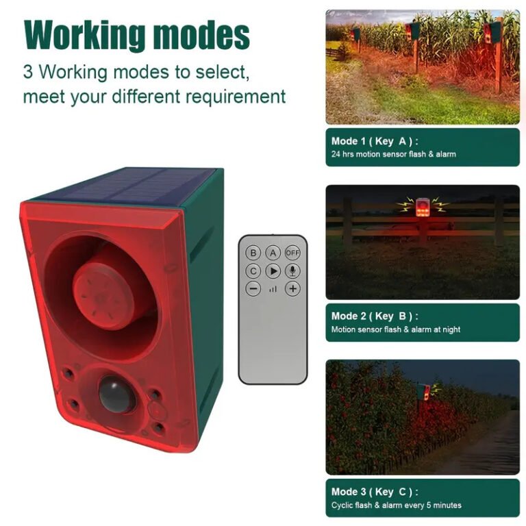 Solar Motion Sensor Alarm