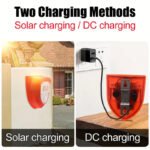 Solar Security Alarm with Dog Barking