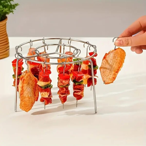 Steel Grill Skewers DIY Meat