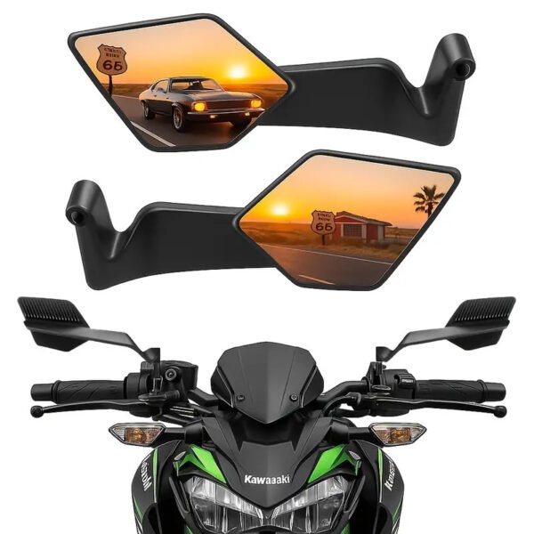 Superior Visibility Motorcycle Mirror