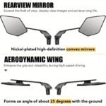 Superior Visibility Motorcycle Mirror