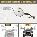 Superior Visibility Motorcycle Mirror