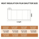 Thickened Quilted Insulation Window Film