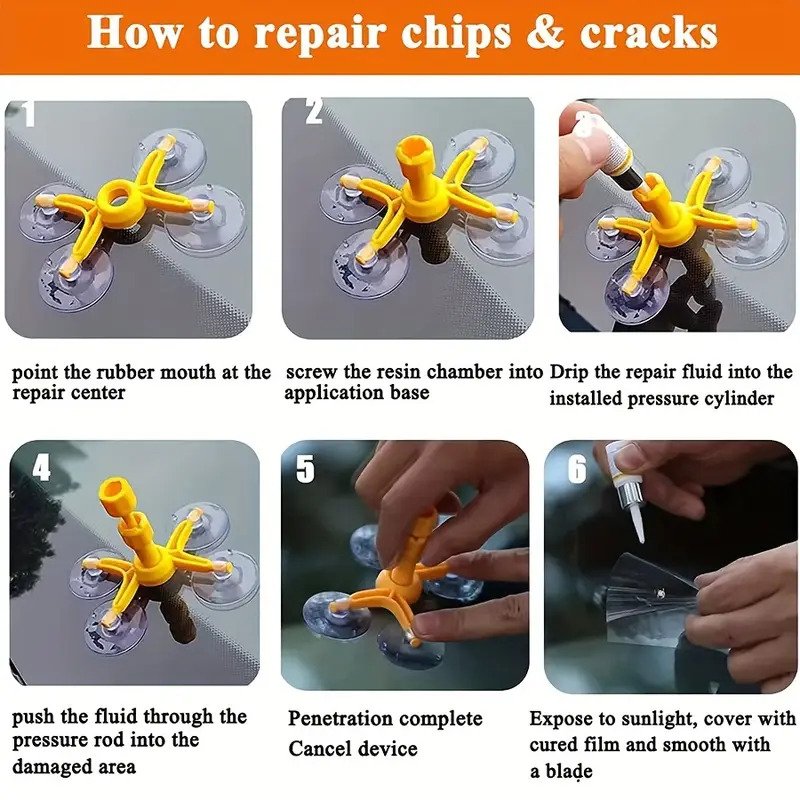 Windshield Glass Repair Kit