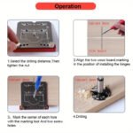 Woodworking Hole Opener Punch Auxiliary Tool