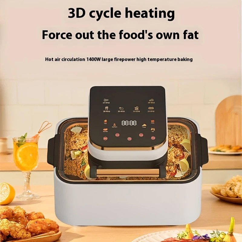 electric digital oven with preset cooking rotisserie1
