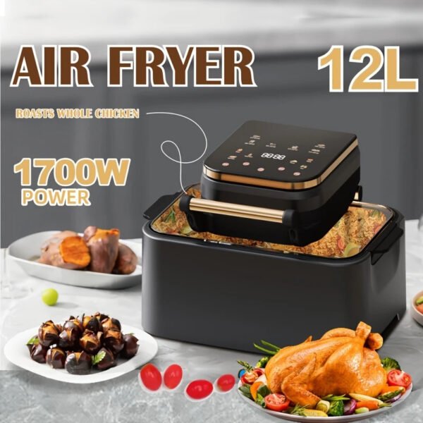 electric digital oven with preset cooking rotisserie
