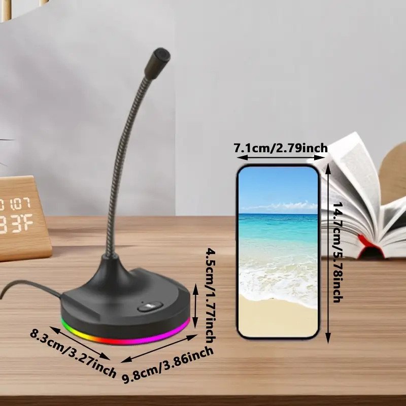 1 USB Computer Microphone RGB Dazzle