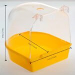1pc Clear Bird Bathtub