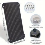 1pc Portable Solar Panel Charger